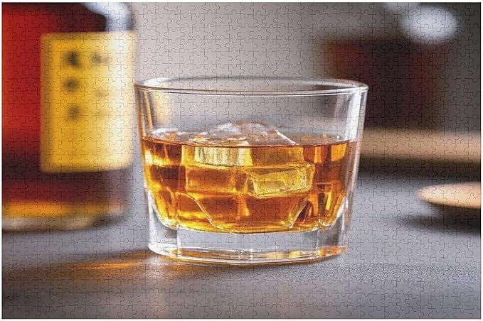 Liquor Alcohol Spirits Drink Whiskey - 1000 Piece Jigsaw Puzzles for Adults，Stress Relieving Game Props Positive Thinking Puzzles Party Entertainment Puzzles for Adults and Teens Toy