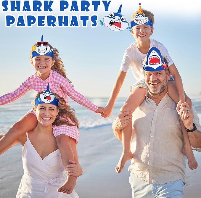24 Pcs Party Hats for Kids Paper Headbands Crown for Boys Girls, Birthday Party Decoration Favors