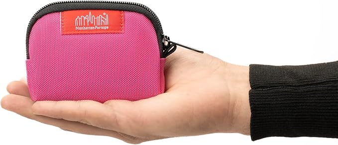 Manhattan Portage Coin Purse With Zipper Closure Pouch Eclectic Colors Credit Card ID Card Jewelry Keys Water Resistant Gift 1000D CORDURA® Everyday Carry