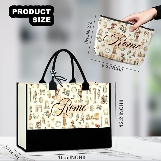 Tokyo Capetown Dubai Rome Amsterdam Vancouver Sydney London Bali Philadelphia Gifts for Women Canvas Tote Bag
