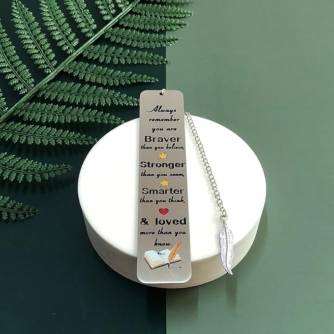 Inspirational Bookmarks Graduation Bookmark Encouragement Brother Sister Birthday Gifts Cousin Best Friend Niece Nephew Back to School Keepsakes Colleague Retirement Christmas (Always Remember)