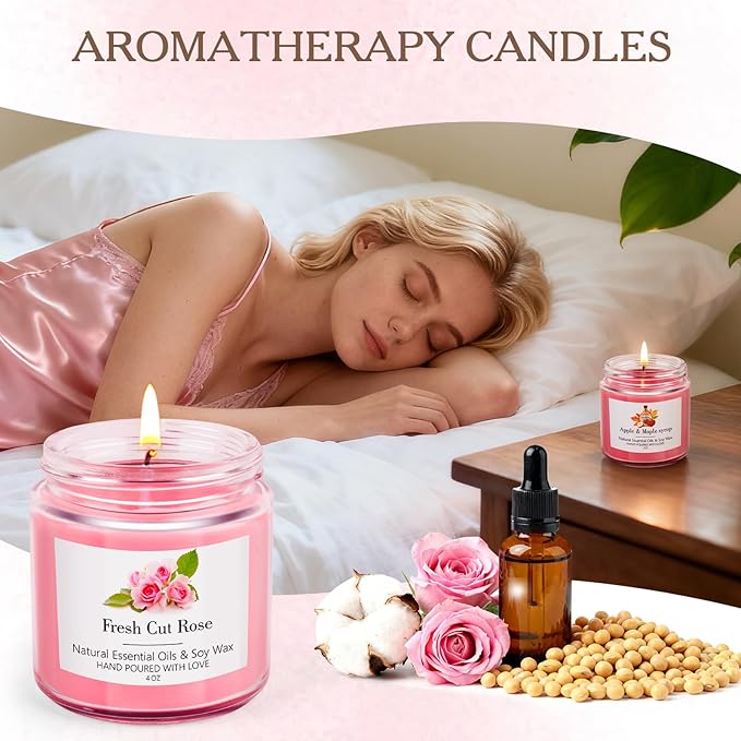 9 Pack Candles Gift for Women Aromatherapy Candles for Home Scented 36 oz 300 Hour Long Lasting Candles Gifts Set, Mothers Day Gifts, Birthday, Valentine, Christmas, Anniversary Holiday Home Decor
