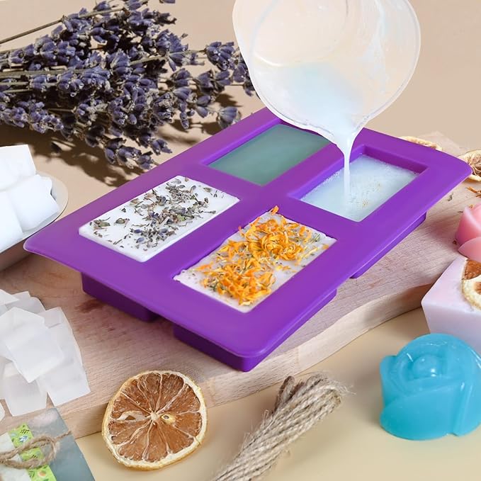 Jcoos Soap Making Kit, Soap Making Kit for Adults, Teen- Shea Butter Glycerin Melt and Pour Base, Molds, Dye, Fragrances, Dried Flowers, DIY Craft for Teen Beginners Girls, Gift Boxes for Women