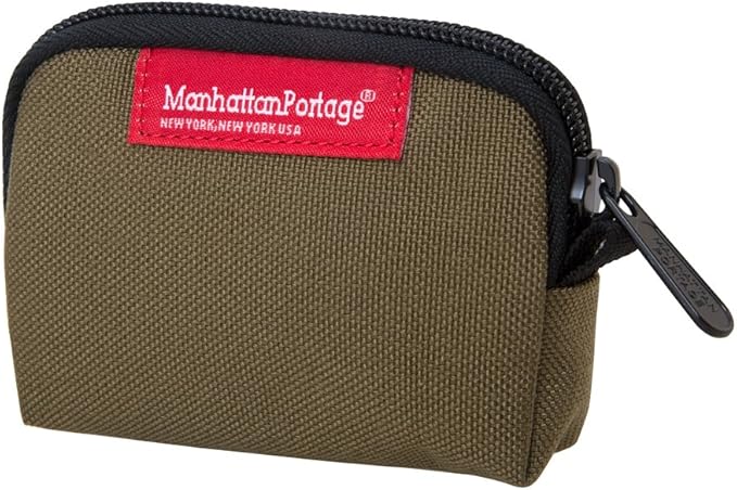 Manhattan Portage Coin Purse With Zipper Closure Pouch Eclectic Colors Credit Card ID Card Jewelry Keys Water Resistant Gift 1000D CORDURA® Everyday Carry