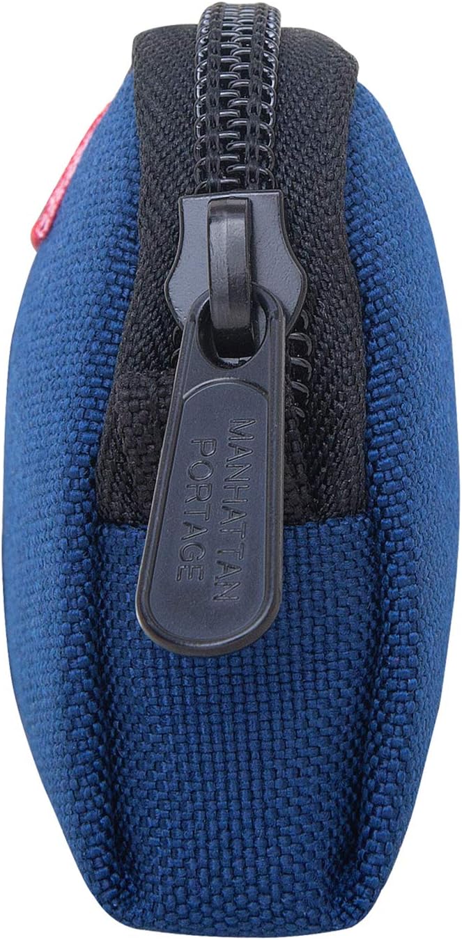 Manhattan Portage Coin Purse With Zipper Closure Pouch Eclectic Colors Credit Card ID Card Jewelry Keys Water Resistant Gift 1000D CORDURA® Everyday Carry