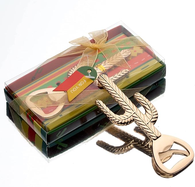 24 PCS Cactus Bottle Openers for Mexican Theme Party Favors Wedding Favors Bridal Shower Favors,Gifts,Souvenirs or Mexican Party Supplies and Decorations for Guests Mexico Centerpieces
