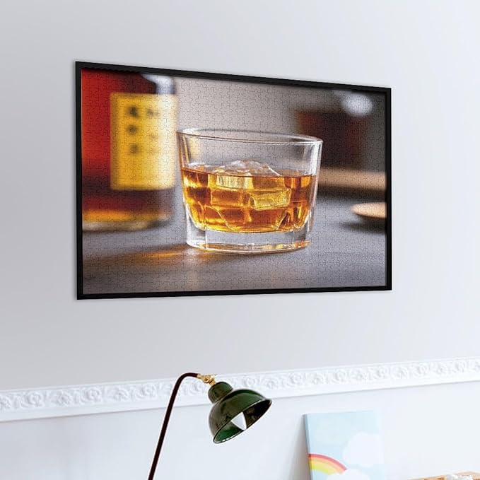Liquor Alcohol Spirits Drink Whiskey - 1000 Piece Jigsaw Puzzles for Adults，Stress Relieving Game Props Positive Thinking Puzzles Party Entertainment Puzzles for Adults and Teens Toy