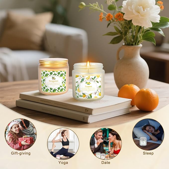 24 Pack Scented Candles with Added Natural Essential Oils, 3.5oz, Suitable for Various Festivals, Parties, Yoga, and Home Scene