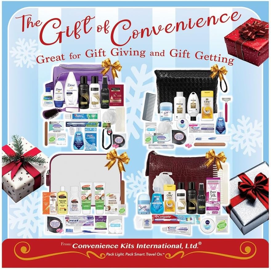 Convenience Kits International Men’s Premium 20-Piece Kit with Travel Size TSA Compliant Essentials, Featuring: Dove Men & Care Products in Brown Dopp Bag (Pack of 2) - Image 6