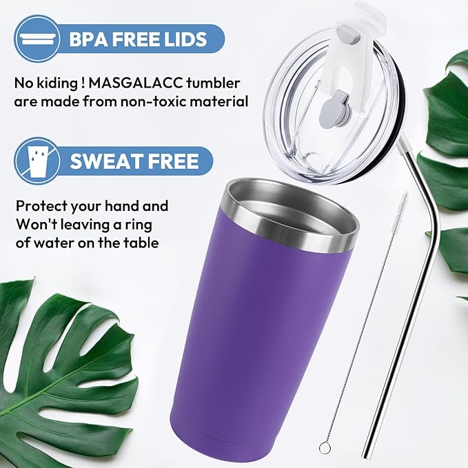 Chaos Coordinator Gifts for Women Men - Chaos Coordinator Tumbler Mug 20oz Gifts for Boss Coworker Gift for Teacher Appreciation Present Baskets for Supervisor Manager Nurse Purple Drinking Cup