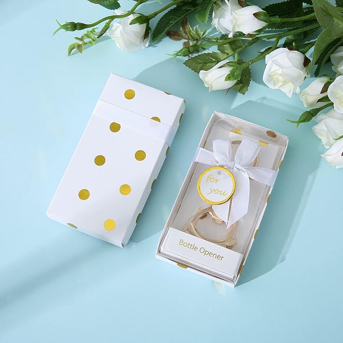 24 pcs Baby Shower Favors for Guest Bottle Opener Baby Shower Keepsake Baby Shower Return Gift for Guest Baby Shower Souvenir for Boy or Girl Baby Shower Decorations (White-3), 3.1 * 1.4 inch