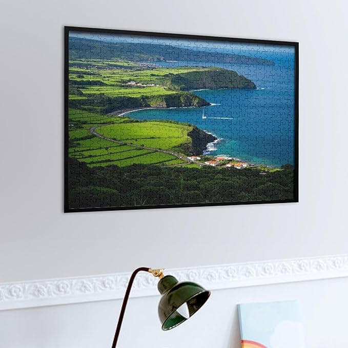 Miguel Island Azores Portugal - 500 Piece Jigsaw Puzzles for Adults，Stress Relieving Game Props Positive Thinking Puzzles Party Entertainment Puzzles for Adults and Teens Toy