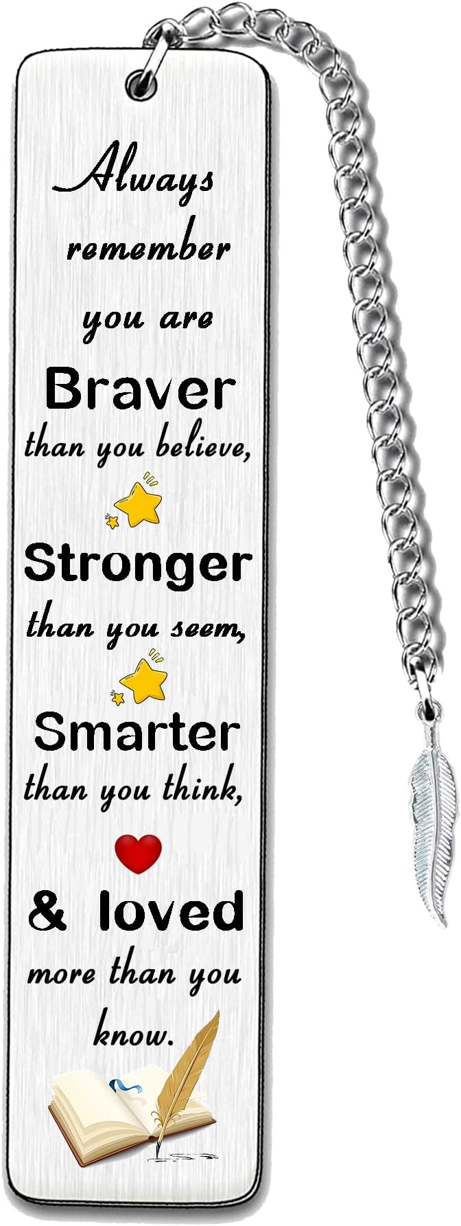 Inspirational Bookmarks Graduation Bookmark Encouragement Brother Sister Birthday Gifts Cousin Best Friend Niece Nephew Back to School Keepsakes Colleague Retirement Christmas (Always Remember)