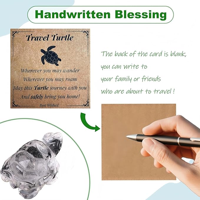 Tiger's Eye Turtle Figurine - 1.5" Miniature Travel Charm | Handcrafted Good Luck Gift for Women Travelers | Compact Keepsake for Adventure Enthusiasts