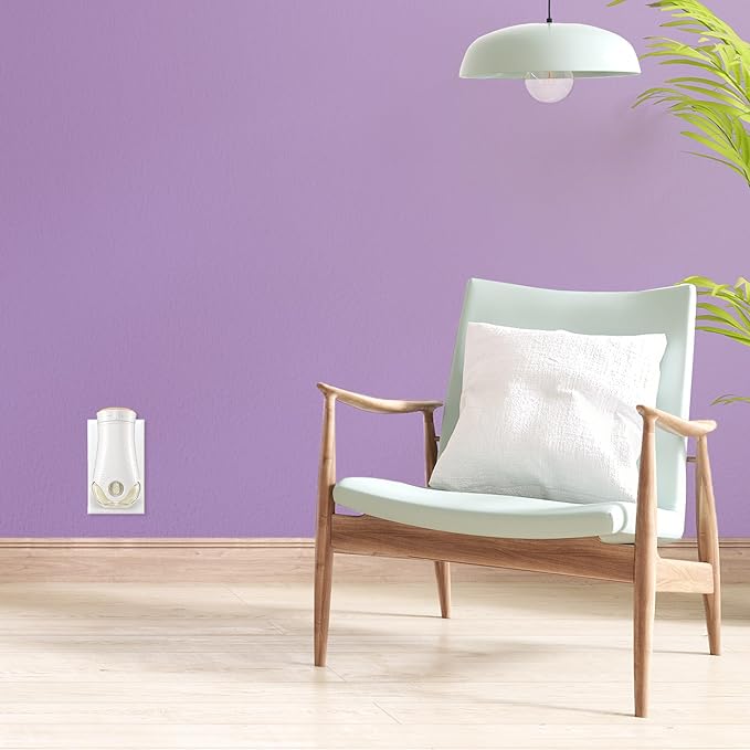 Glade PlugIns Refills Air Freshener Starter Kit, Scented and Essential Oils for Home and Bathroom, Tranquil Lavender & Aloe, 4.02 Fl Oz, 2 Warmers + 6 Refills