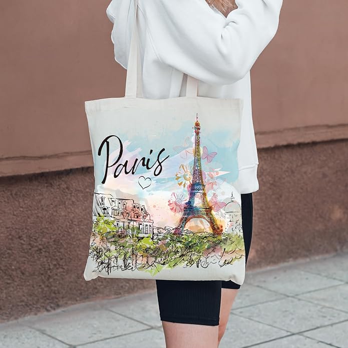 Canvas Tote Bag Gift - Funny Reusable Cloth Bags Vintage Totes Gifts for Women Shopping Grocery Lover Books Reader