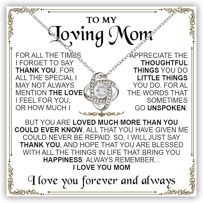 To My Mom Necklace, To My Badass Mom Necklace, To My Loving Mom Necklace From Son, Mother Daughter Necklace Gifts for Mom, Mothers Day Necklace Gift For Mom, Best Necklace Gifts For Mom