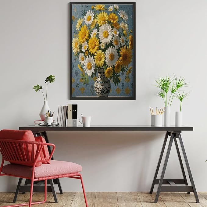 Jigsaw Puzzles for Adults 1000 Piece - Chrysanthemum Themed Wooden Puzzles，Unique Gifts for Wall Art ，Funny Puzzles，Stress Relief Games，Puzzle Games Challenge Puzzles