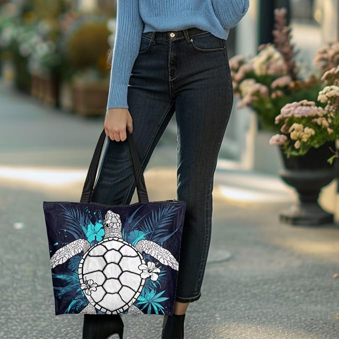 Cartoon Animal Printed DIY Coloring Tote Bag Waterproof Paper Handbags for Women Large Travel Shoulder Bags Purses