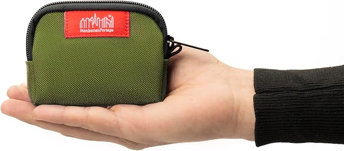 Manhattan Portage Coin Purse With Zipper Closure Pouch Eclectic Colors Credit Card ID Card Jewelry Keys Water Resistant Gift 1000D CORDURA® Everyday Carry