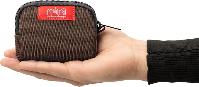 Manhattan Portage Coin Purse With Zipper Closure Pouch Eclectic Colors Credit Card ID Card Jewelry Keys Water Resistant Gift 1000D CORDURA® Everyday Carry