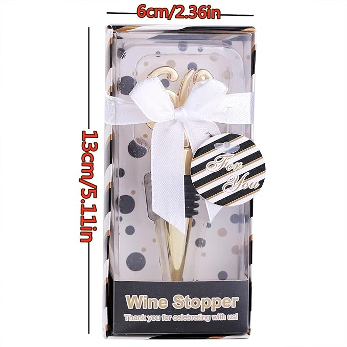 12pcs Wine and Beverage Bottle Stoppers for Birthday Wedding Favor Bridal Party Shower or Engagement Souvenir Gift Supplies,Party Favor for Guests (12, 60th Stopper)