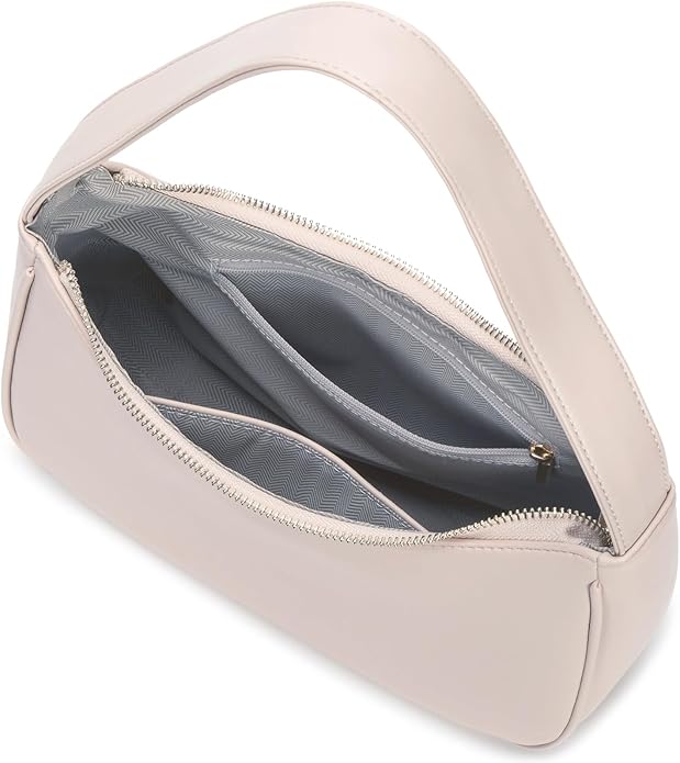 Shoulder Bags for Women, Cute Hobo Tote Handbag Mini Clutch Purse with Zipper Closure