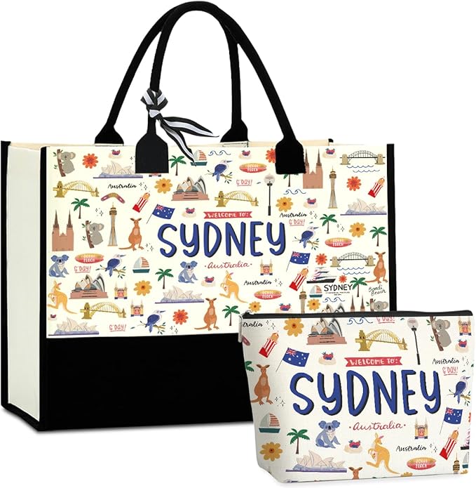 Tokyo Capetown Dubai Rome Amsterdam Vancouver Sydney London Bali Philadelphia Gifts for Women Canvas Tote Bag