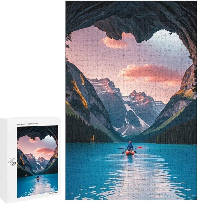 Wooden Puzzle - Follow Your Heart Jigsaw Puzzles，Wooden Puzzles for Adults 1000 Pieces Unique Gifts for Wall Art，Challenge Puzzles，Educational Games，Family Puzzles