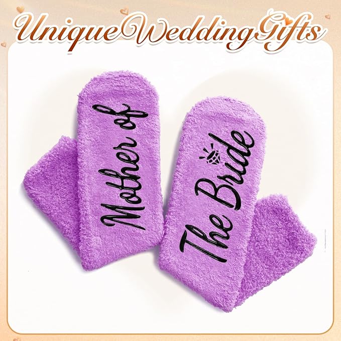 HAPPYPOP Wedding Gifts for Mother - Mother of the Groom & Bride Gifts, Mom in Law Socks