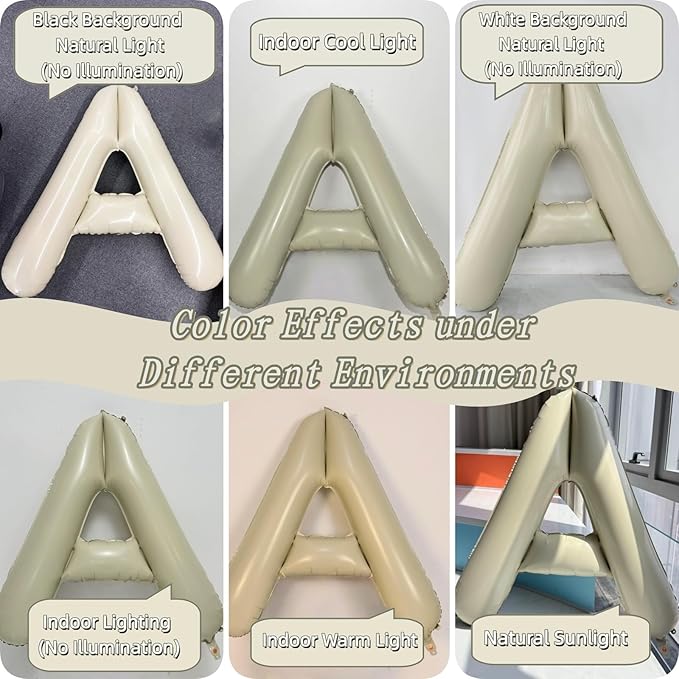40 Inch Beige OH BABY Balloon for Baby Shower, Large Cream White Oh Baby Balloons Letters with Ribbon, Neutral Ivory Alphabet Oh Baby Balloon Banner Sign for Gender Reveal Backdrop Party Decorations