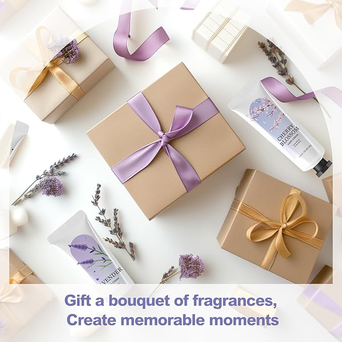 spa luxetique 10 Pack Hand Cream Gifts Mothers Day Gifts for Mom Hand Lotion for Dry Cracked Travel Size Mini Moisturizing Lotion for Women Appreciation Gifts Christmas Gifts for Her 10 x 1.0 oz/30ml