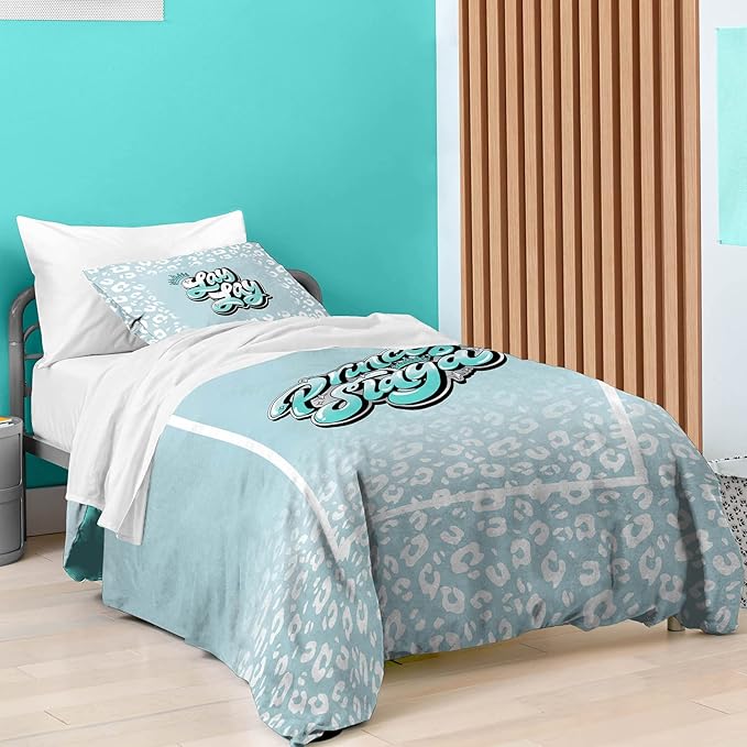 Saturday Park That Girl Lay Lay Princess Full/Queen Duvet Cover & Sham Set - 3 Piece 100% Organic Cotton Duvet Set - GOTS & Oeko-TEX Certified (Nickelodeon Official)