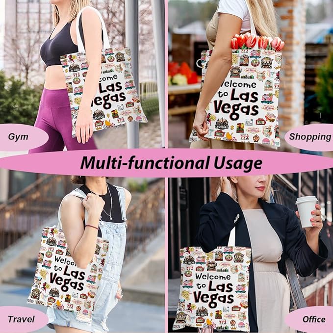 Jeilink New York Souvenirs and Gifts Beach Weekender Tote Travel Reusable Grocery Bags Girls Trip