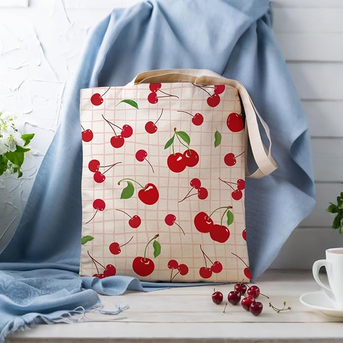 Canvas Tote Bag Gift - Funny Reusable Cloth Bags Vintage Totes Gifts for Women Shopping Grocery Lover Books Reader