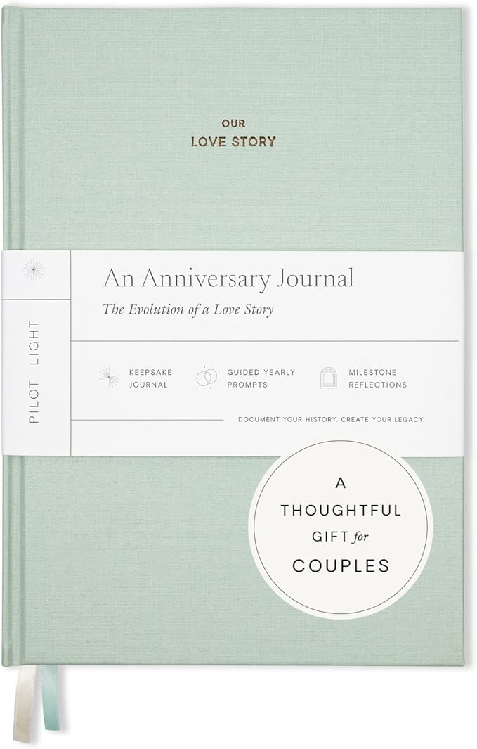 Anniversary Journal: Memory-Focused Valentine’s Day Gift for Couples to Capture the Evolution of Your Love Story, Wedding Memory Book, Couples Journal, & Anniversary Scrapbook - Wedding Registry Gift & Paper