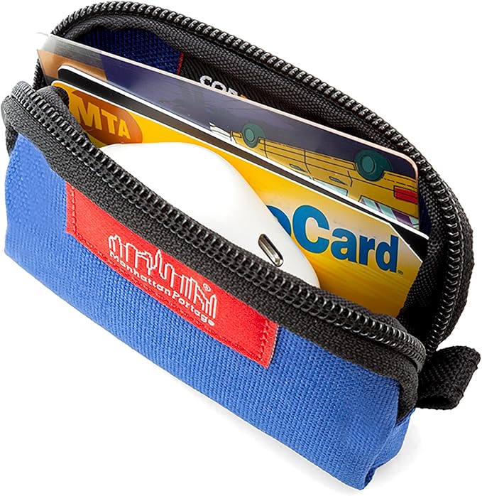 Manhattan Portage Coin Purse With Zipper Closure Pouch Eclectic Colors Credit Card ID Card Jewelry Keys Water Resistant Gift 1000D CORDURA® Everyday Carry
