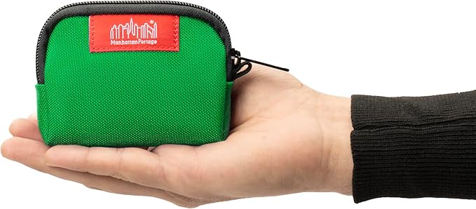 Manhattan Portage Coin Purse With Zipper Closure Pouch Eclectic Colors Credit Card ID Card Jewelry Keys Water Resistant Gift 1000D CORDURA® Everyday Carry