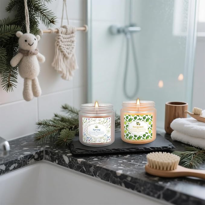 12 Pack Scented Candles with Added Natural Essential Oils, 3.05oz, Suitable for Various Festivals, Parties, Yoga, and Home Scene