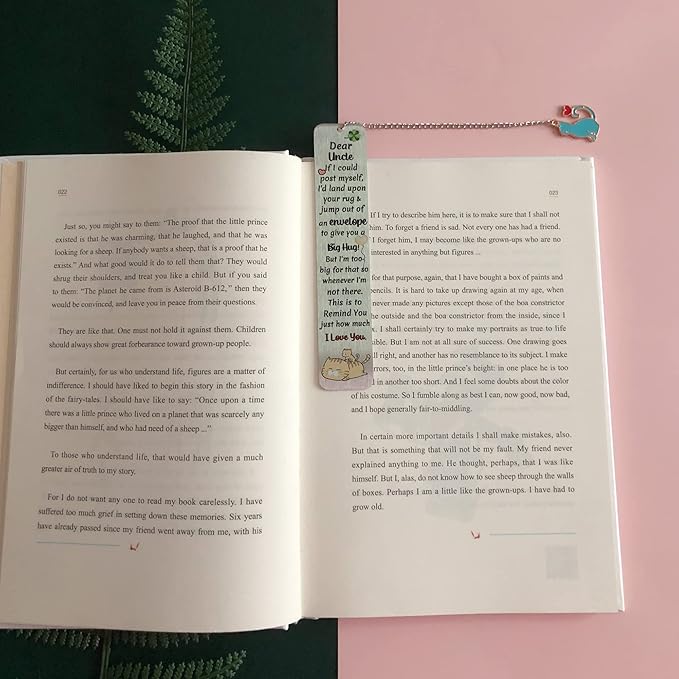 Uncle Bookmarks Bookmark Birthday Present I Love You Happy Retirement Appreciate Funny Love Quotes Engraved Thanksgiving Keepsakes Best Uncle Ever