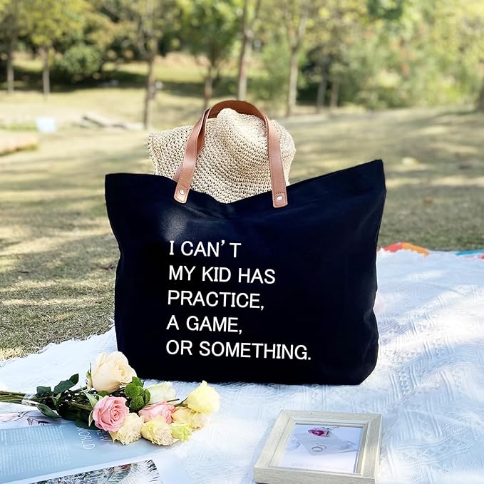 Lamyba New Mom Gifts, Mama Bag Tote with Makeup Bag, Cool Gifts for Mom to be/Expecting Mom/Pregnant Women