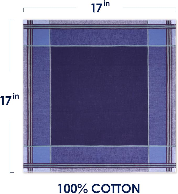 Selected Hanky 100% Cotton Handkerchiefs for Men