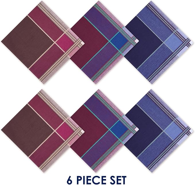 Selected Hanky 100% Cotton Handkerchiefs for Men