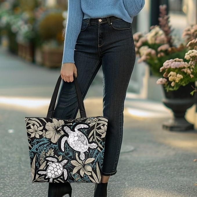 Cartoon Animal Printed DIY Coloring Tote Bag Waterproof Paper Handbags for Women Large Travel Shoulder Bags Purses