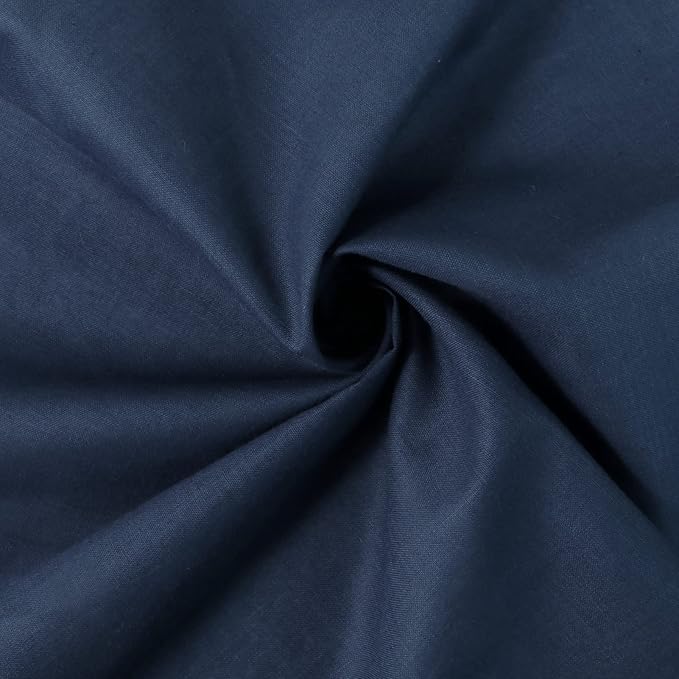 HOULIFE Men's Cotton Handkerchiefs, Solid Color 60S Soft Cotton Hankies for Men Women 6/12PCS 15.7"×15.7"