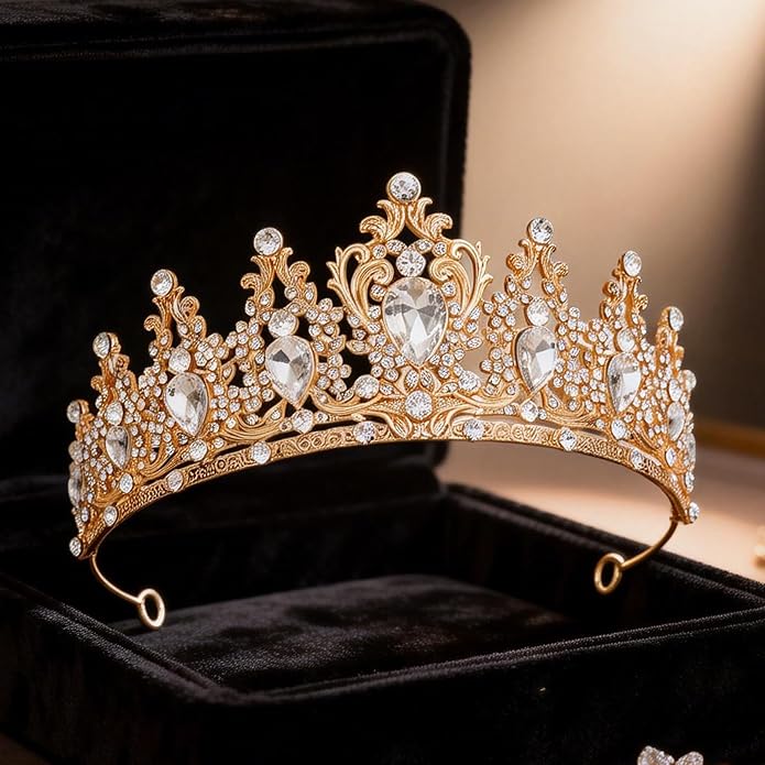 Tiaras Crown for Women, Queen Crown, Bridal for Tiaras Headband Wedding, Birthday Party Prom Princess Crystal Crowns Hair Accessories