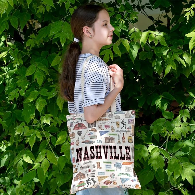New York Paris Chicago Nashville Italy Los Angeles Las Vegas Lover Gifts Tote Bag Beach Bag Travel Gift
