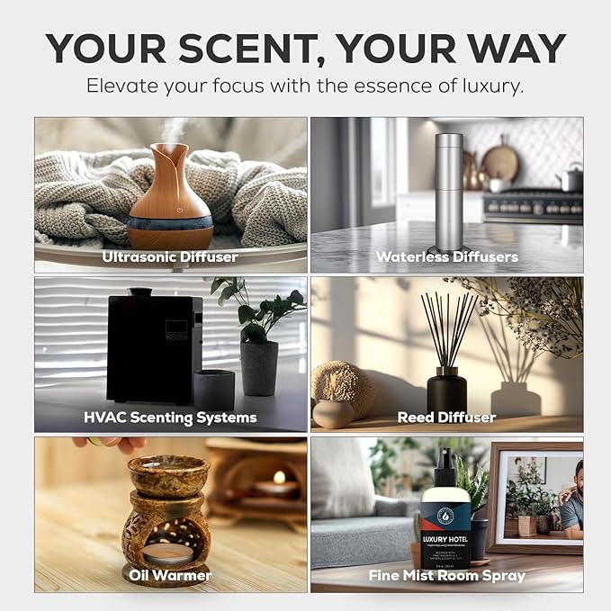 Aroma Country Ritzy Luxury Hotel Diffuser Oil - Luxury Hotel Scent for Diffuser & Air Fresheners - Essential Oil Diffuser Refill, Home Fragrance Collection with Gardenia & Amber (4 Fl. Oz)