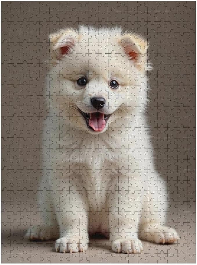 Jigsaw Puzzles for Adults 500 Piece - Cute Dog Puppy Wooden Puzzles, Educational Games，Challenge Puzzles Puzzle Games, Stress Relief Games
