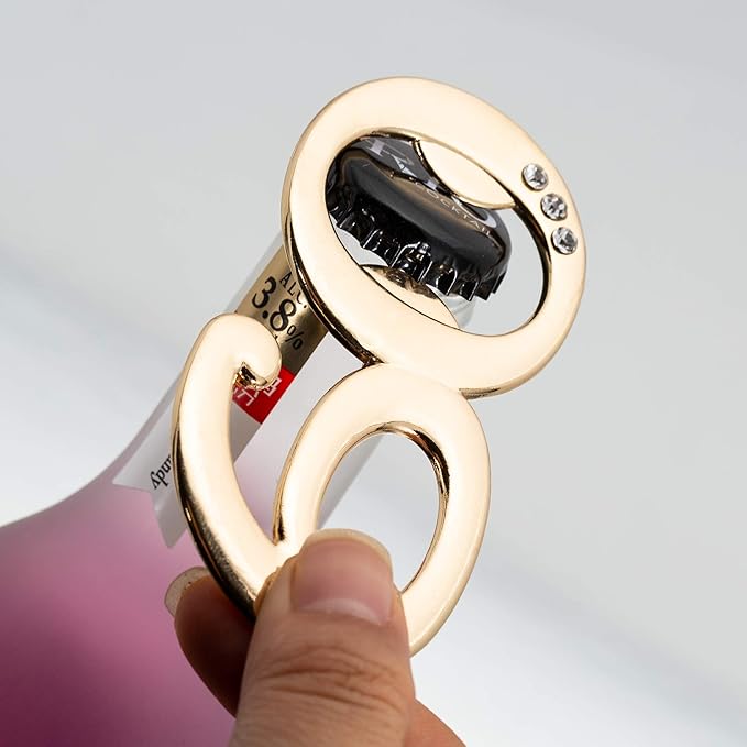 24PCS Latest 60 Bottle Openers for 60th Birthday Party Favors or 60th Wedding Anniversary Party Gifts 60th Birthday Party Gifts Souvenirs Decorations for Guests
